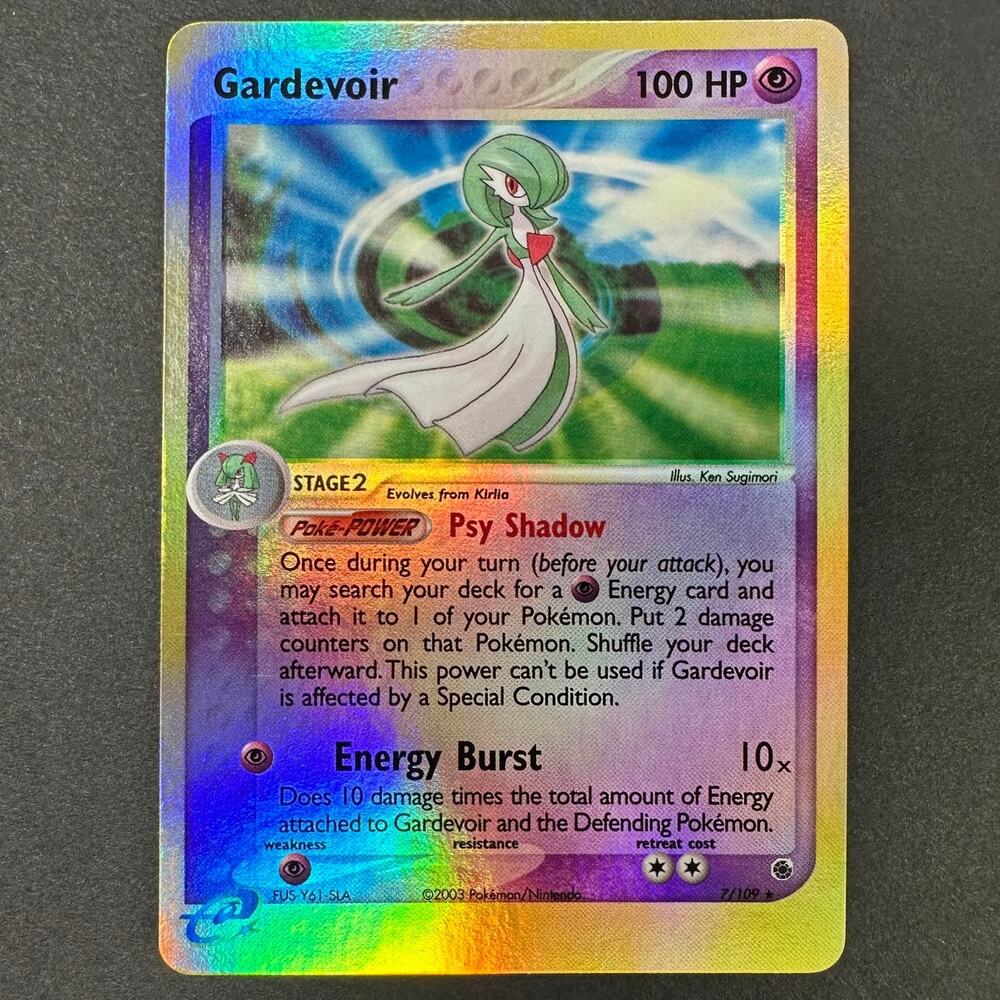 Pokemon TCG Gardevoir 7/109 Reverse Holo Rare EX Ruby Sapphire E Reader NM